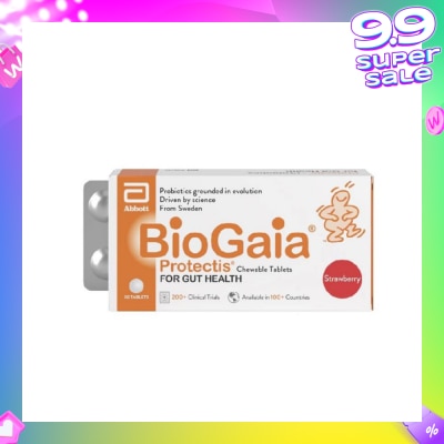 BIOGAIA Protectis Chewable Tablet Strawberry 30s