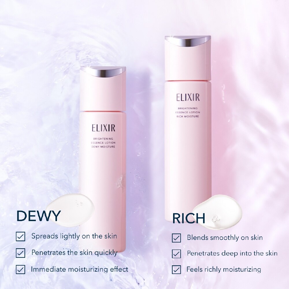 ELIXIR Brightening Essence Lotion Dewy Moisture 170ml | Derma Skin