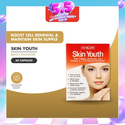 NUTRILIFE - SKIN YOUTH 60S