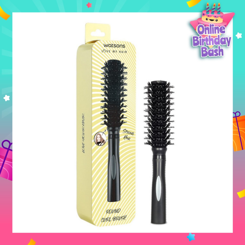 Smiling Hair Round Curl Brush 1s