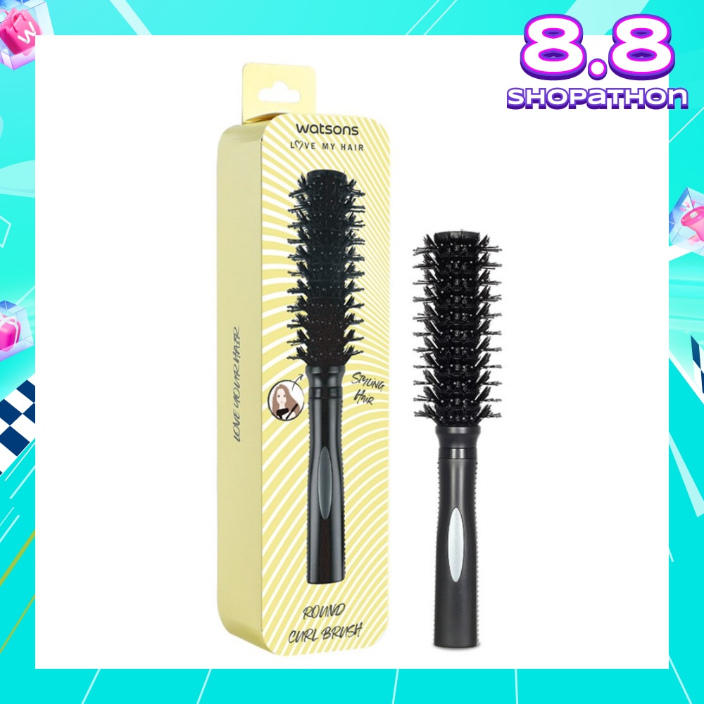 Smiling Hair Round Curl Brush 1s