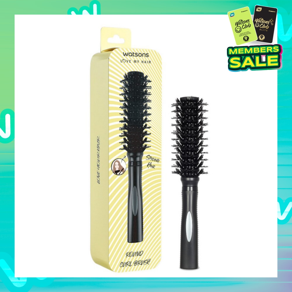 Smiling Hair Round Curl Brush 1s
