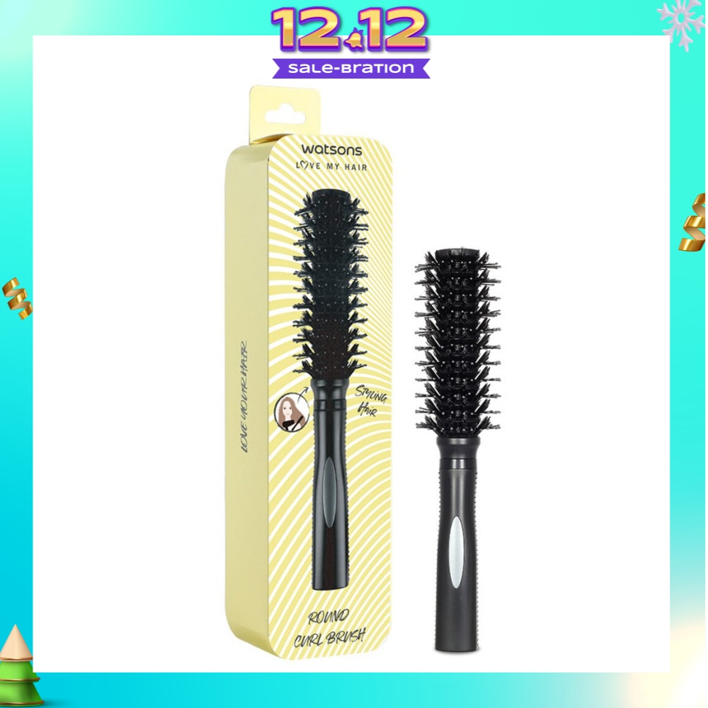 Smiling Hair Round Curl Brush 1s