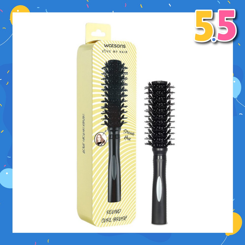 Smiling Hair Round Curl Brush 1s