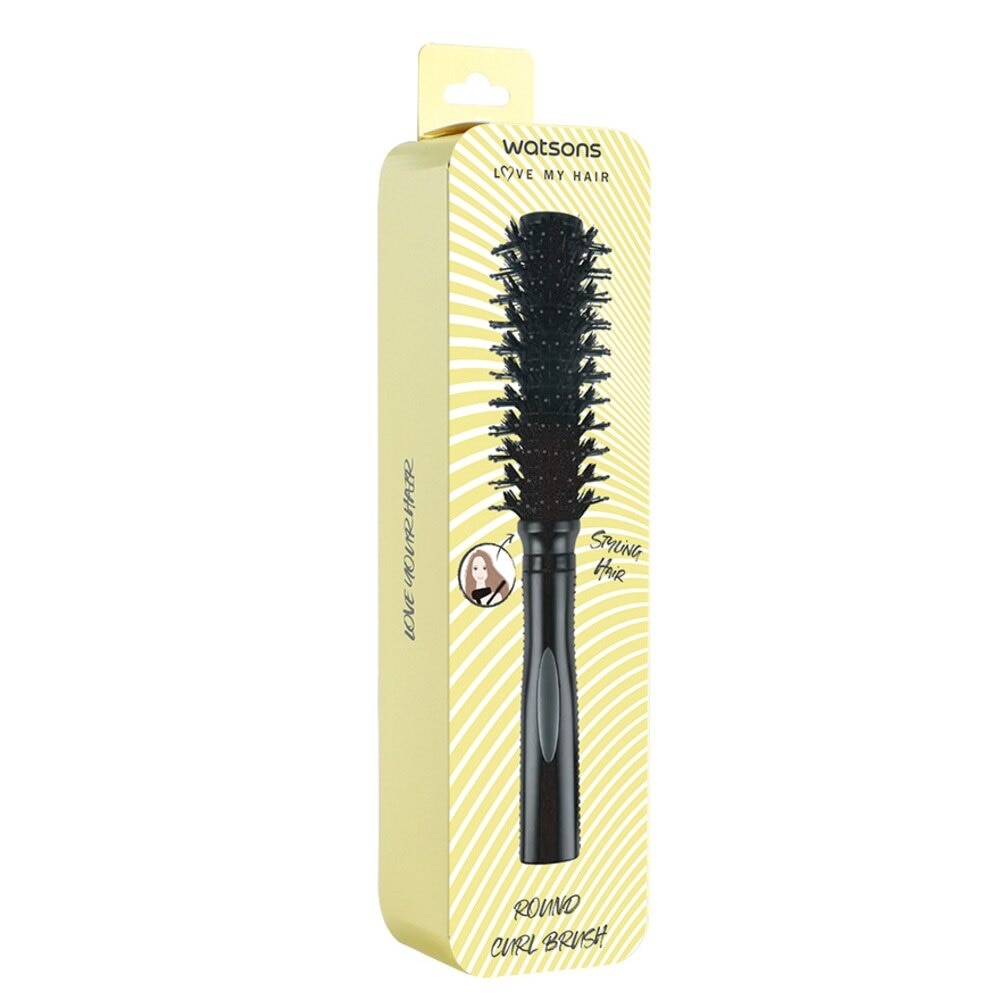 Smiling Hair Round Curl Brush 1s