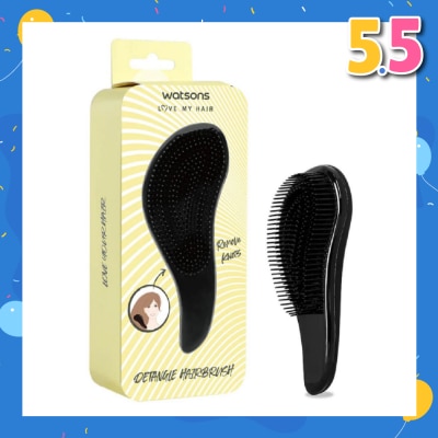 WATSONS Detangle Hair Brush Black 1s