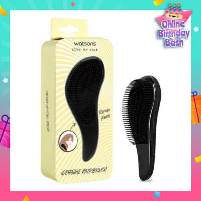 WATSONS Detangle Hair Brush Black 1s
