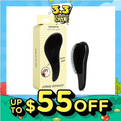 WATSONS Detangle Hair Brush Black 1s