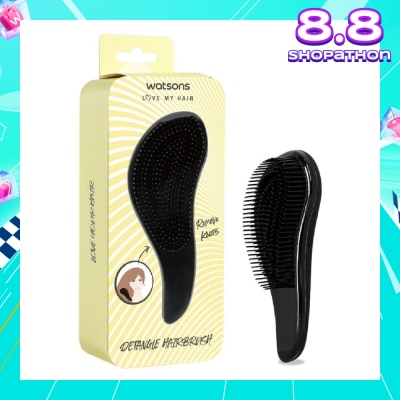WATSONS Detangle Hair Brush Black 1s