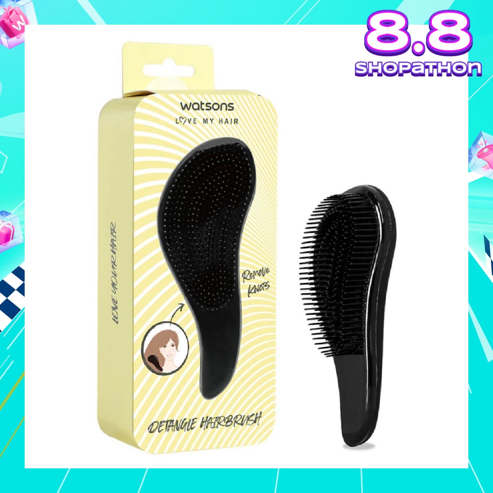 Detangle Hair Brush Black 1s
