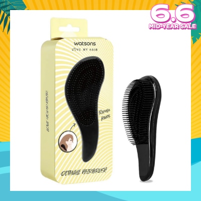 WATSONS Detangle Hair Brush Black 1s