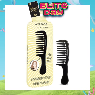 WATSONS - Unbreakable Detangling Comb (Suitable for Thick Hair) 1s
