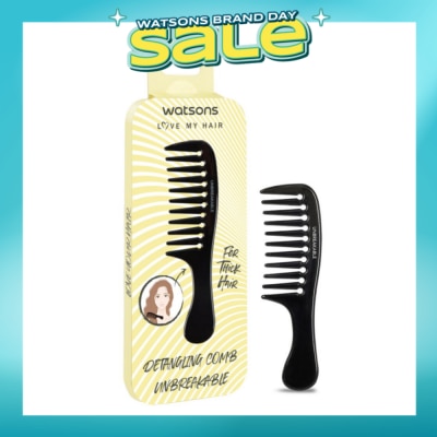 WATSONS - Unbreakable Detangling Comb (Suitable for Thick Hair) 1s