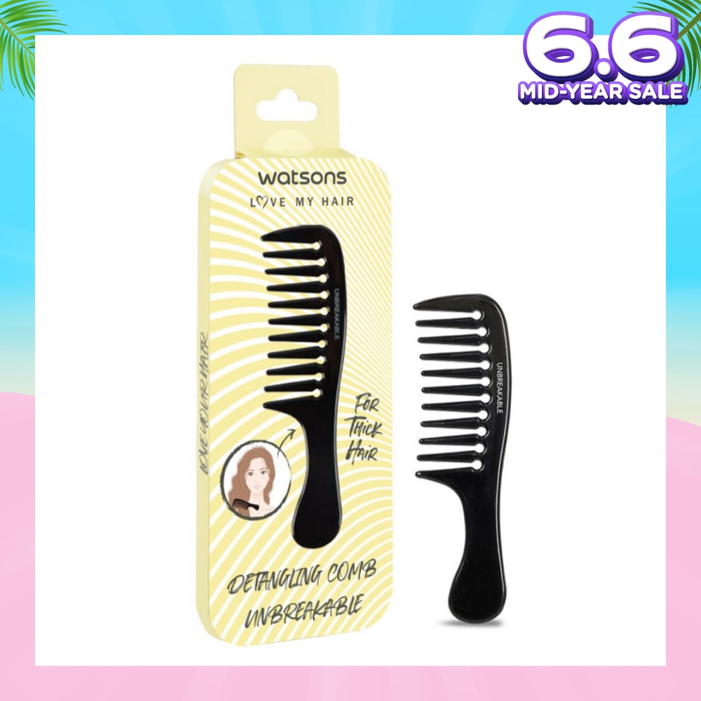 Unbreakable Detangling Comb (Suitable for Thick Hair) 1s