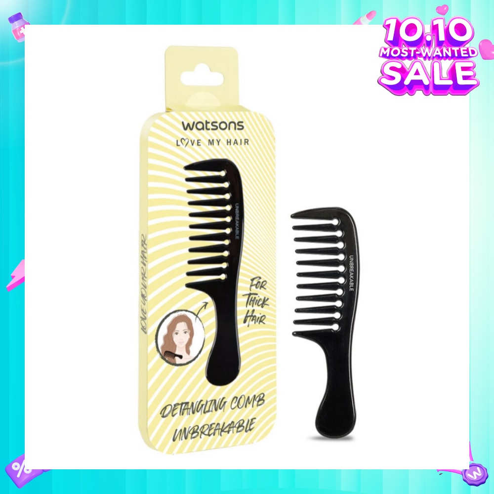Unbreakable Detangling Comb (Suitable for Thick Hair) 1s