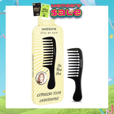 WATSONS - Unbreakable Detangling Comb (Suitable for Thick Hair) 1s