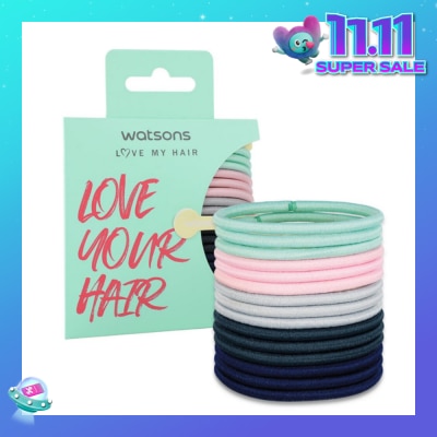 WATSONS Metal Free Elastic Hair Bands 15s