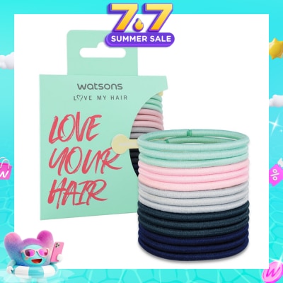 WATSONS - Metal Free Elastic Hair Bands 15s