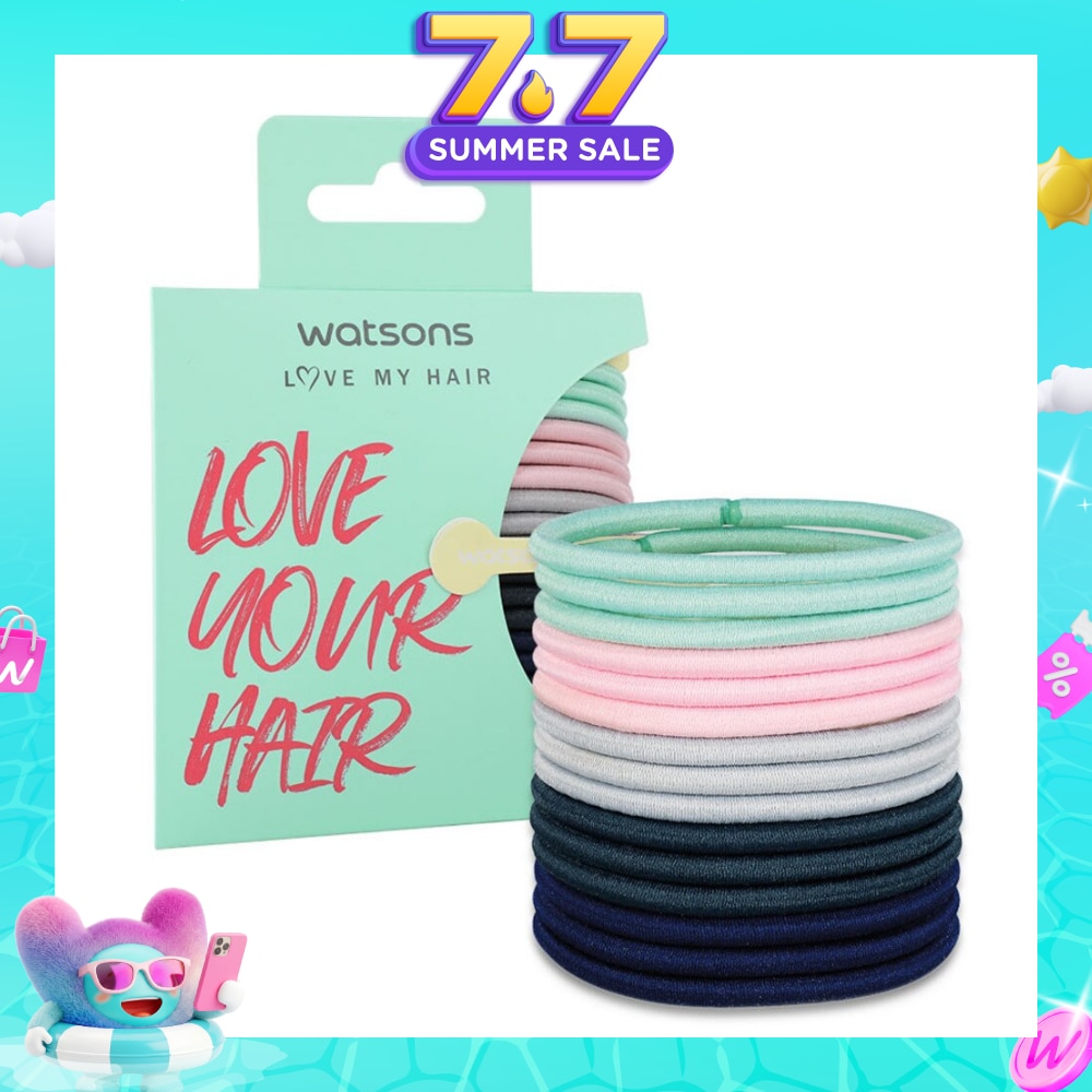 Metal Free Elastic Hair Bands 15s