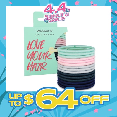 WATSONS - Metal Free Elastic Hair Bands 15s