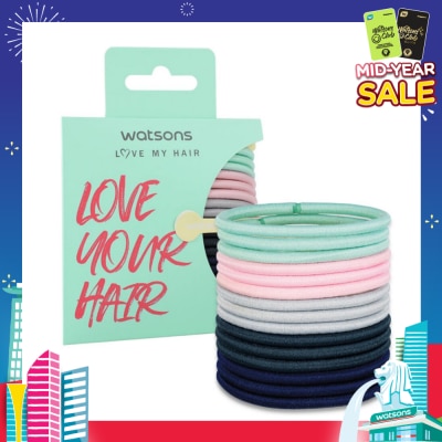 WATSONS Metal Free Elastic Hair Bands 15s