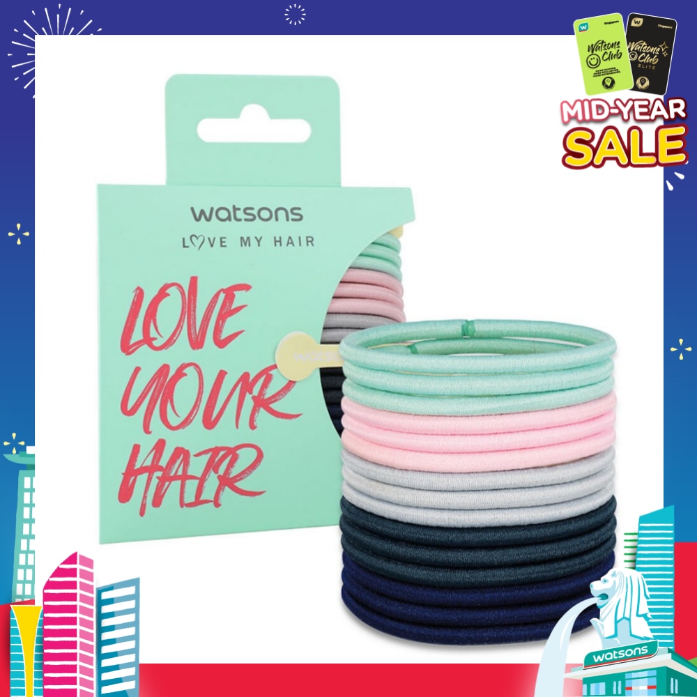 Metal Free Elastic Hair Bands 15s