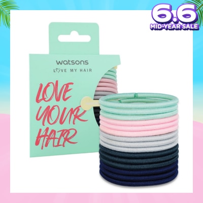 WATSONS Metal Free Elastic Hair Bands 15s