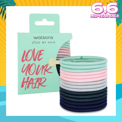 WATSONS Metal Free Elastic Hair Bands 15s