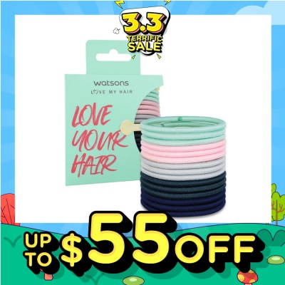 WATSONS Metal Free Elastic Hair Bands 15s