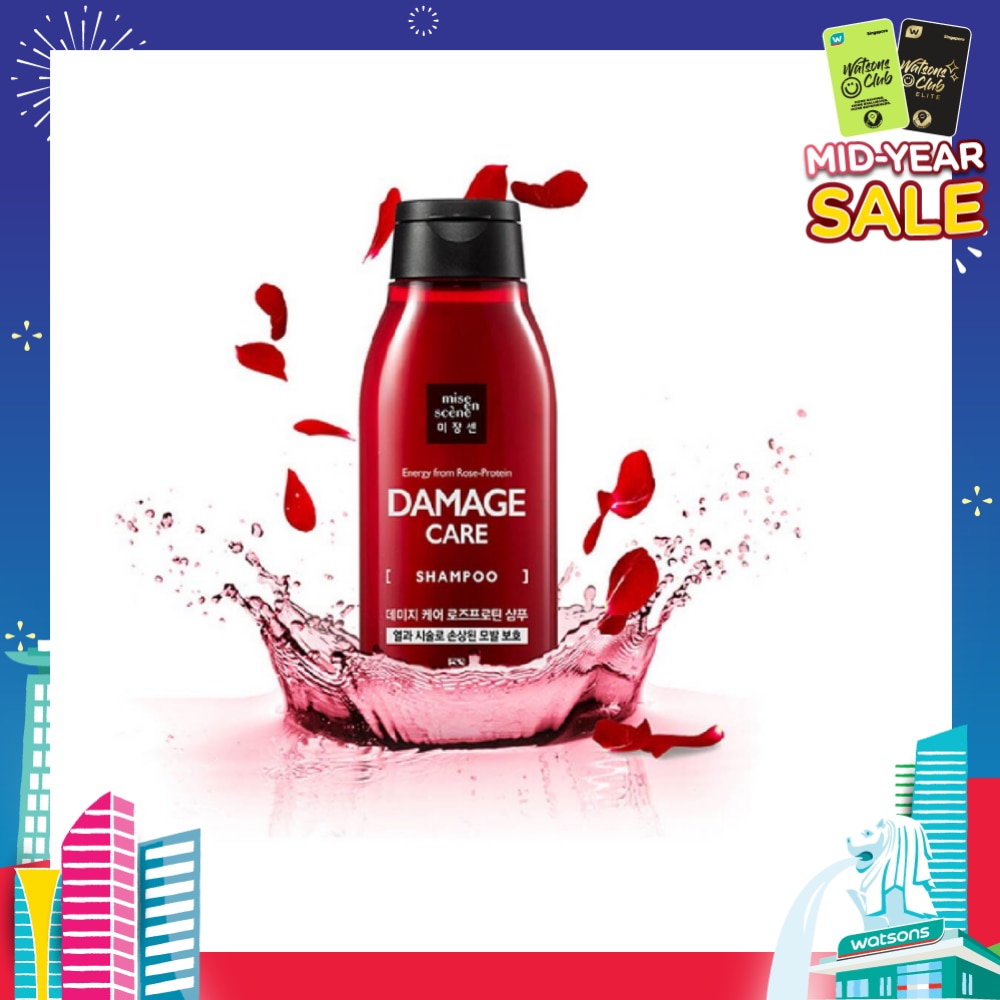 Damage Care Shampoo (Energy from Rose Protein) 200ml