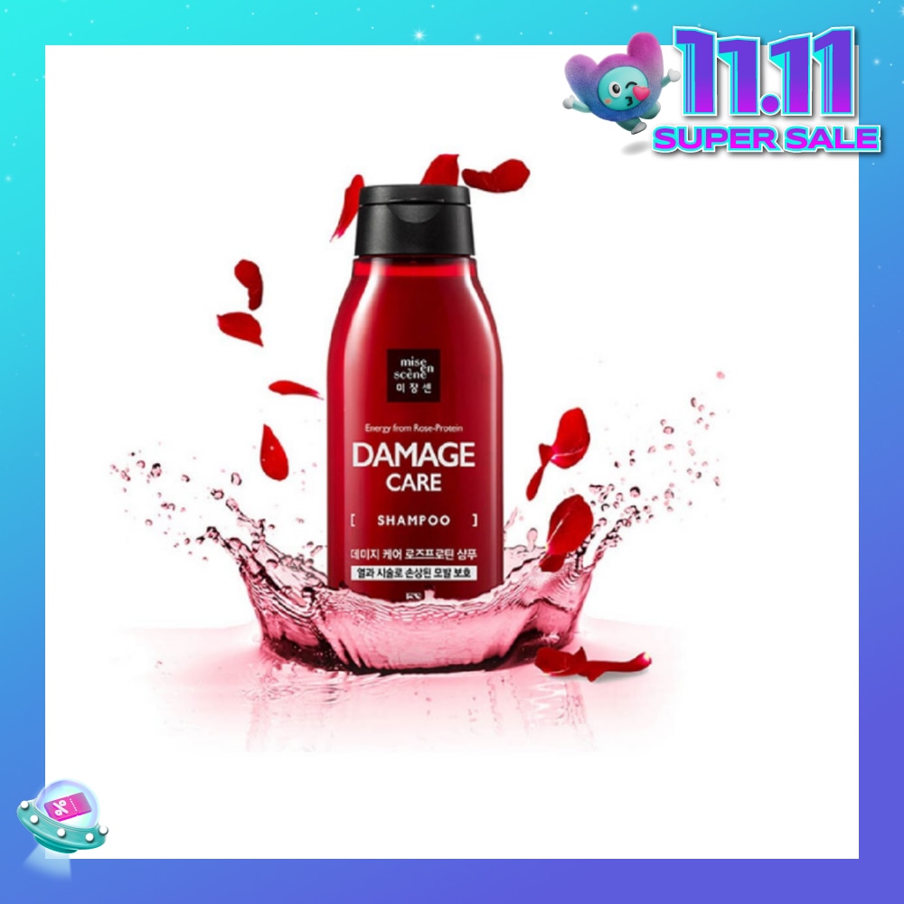 Damage Care Shampoo (Energy from Rose Protein) 200ml