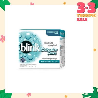 BAUSCH + LOMB Blink  Intensive Tears Protective Eye Drops 20x0.4ml