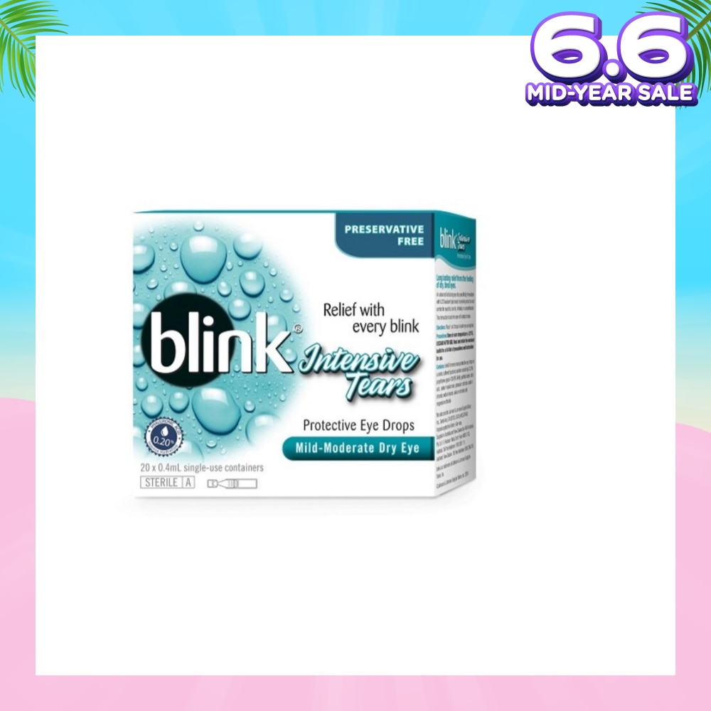 Blink  Intensive Tears Protective Eye Drops 20x0.4ml