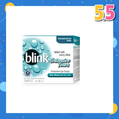 BAUSCH + LOMB Blink  Intensive Tears Protective Eye Drops 20x0.4ml