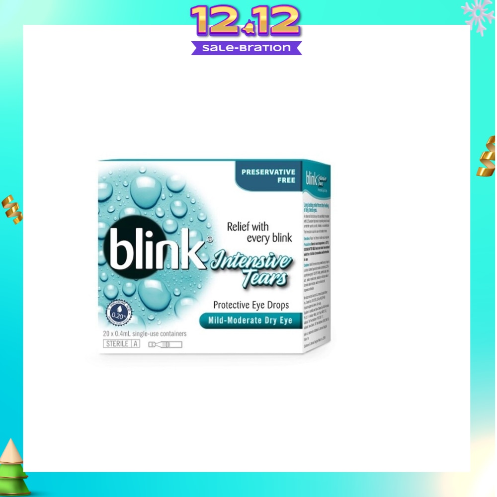 Blink  Intensive Tears Protective Eye Drops 20x0.4ml