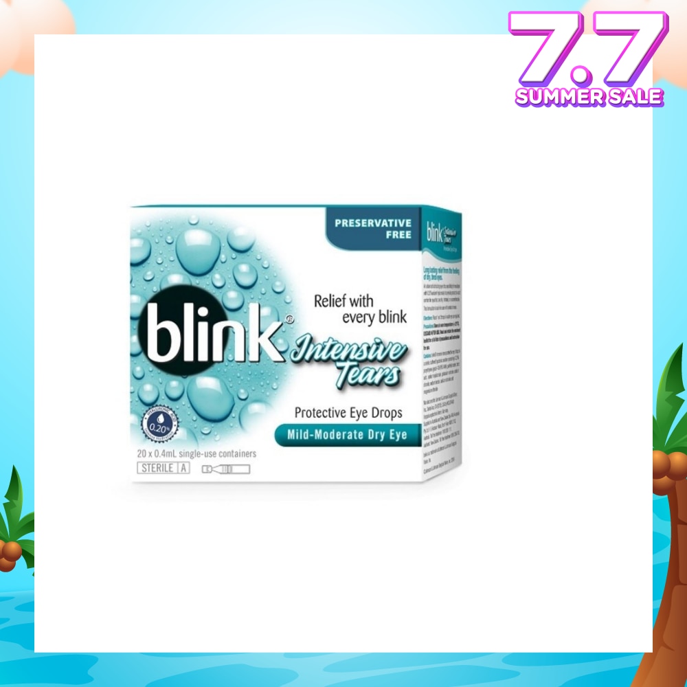 Blink  Intensive Tears Protective Eye Drops 20x0.4ml