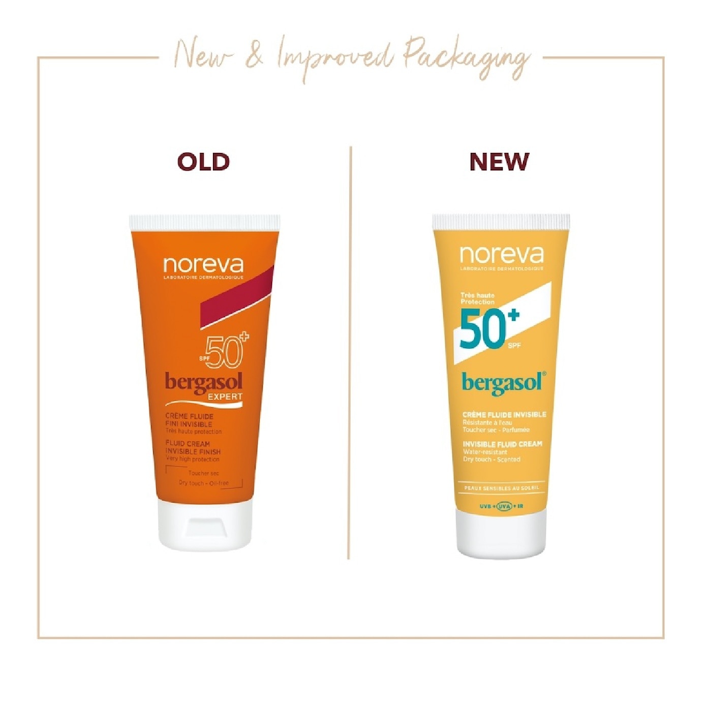 Bergasol Invisible Fluid Cream SPF50+ 50ml