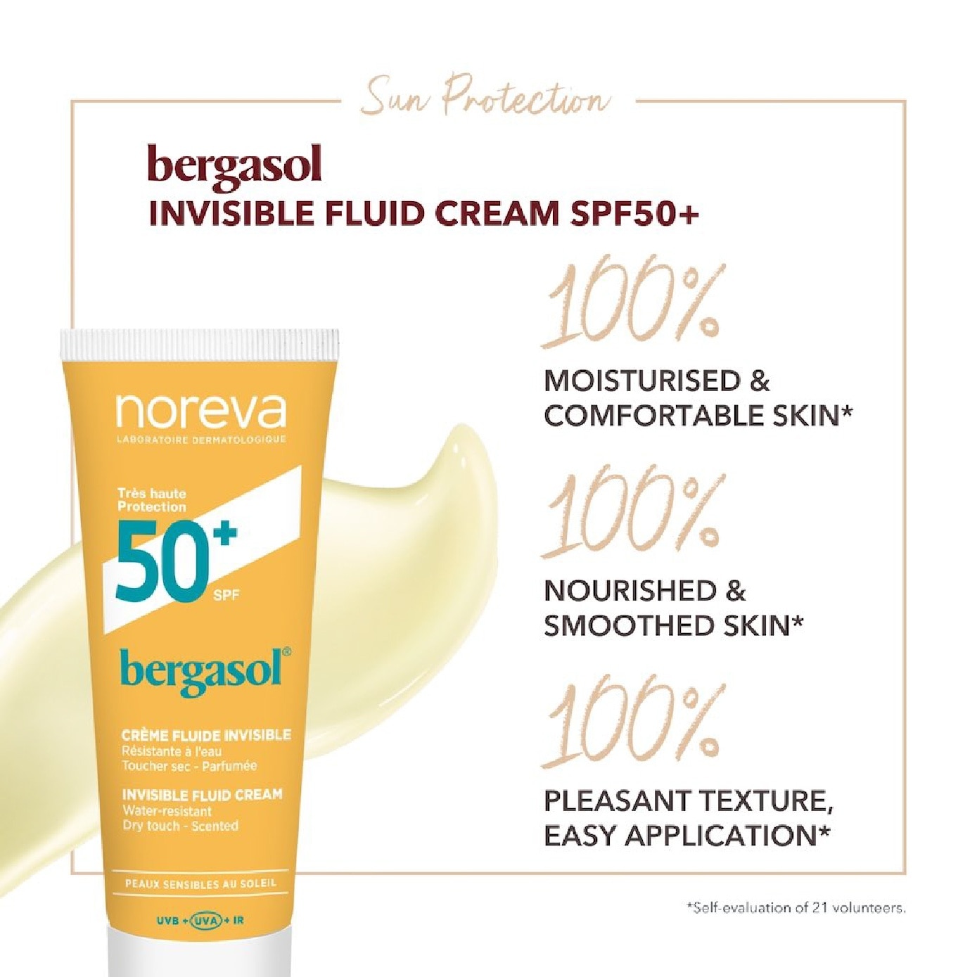Bergasol Invisible Fluid Cream SPF50+ 50ml