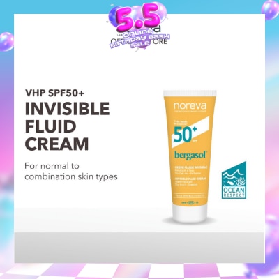 NOREVA - Bergasol Invisible Fluid Cream SPF50+ 50ml