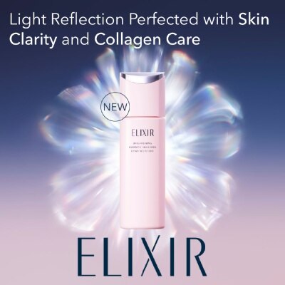 ELIXIR Brightening Essence Emulsion Dewy Moisture 130ml | Derma Skin ...