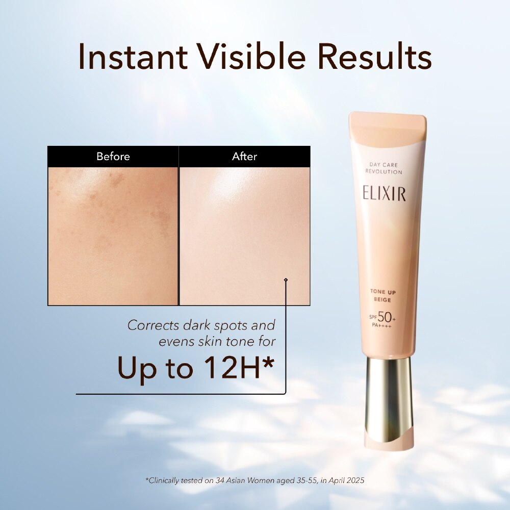 ELIXIR Day Care Revolution Tone Up Beige SPF50+ PA++++ 35g | Derma