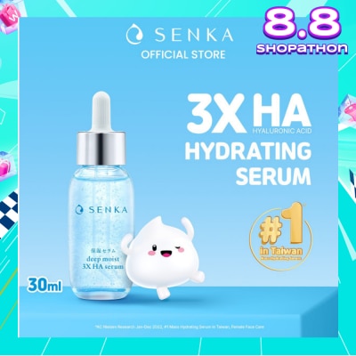 SENKA Deep Moist 3X HA Hydrating Serum (Suitable for All Skin Types) 30ml