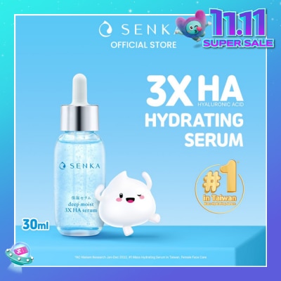 SENKA Deep Moist 3X HA Hydrating Serum (Suitable for All Skin Types) 30ml (Expiry: Apr`2026)