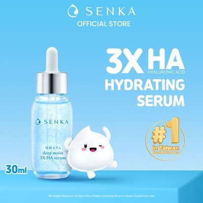SENKA Deep Moist 3X HA Hydrating Serum (Suitable for All Skin Types) 30ml