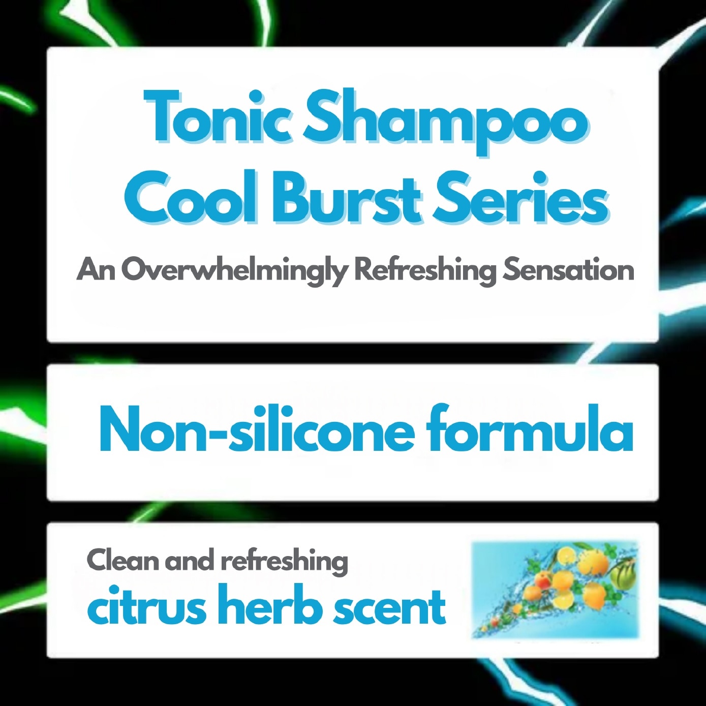 Tonic Cool Burst 2-in-1 Shampoo with Conditioner Refill 340ml