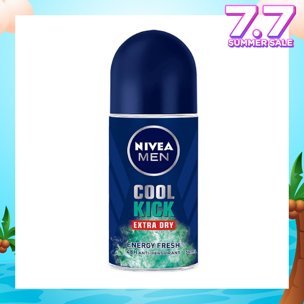 Men Cool Kick Extra Dry Deodorant Energy Fresh (48HR Anti-Perspirant) 50ml