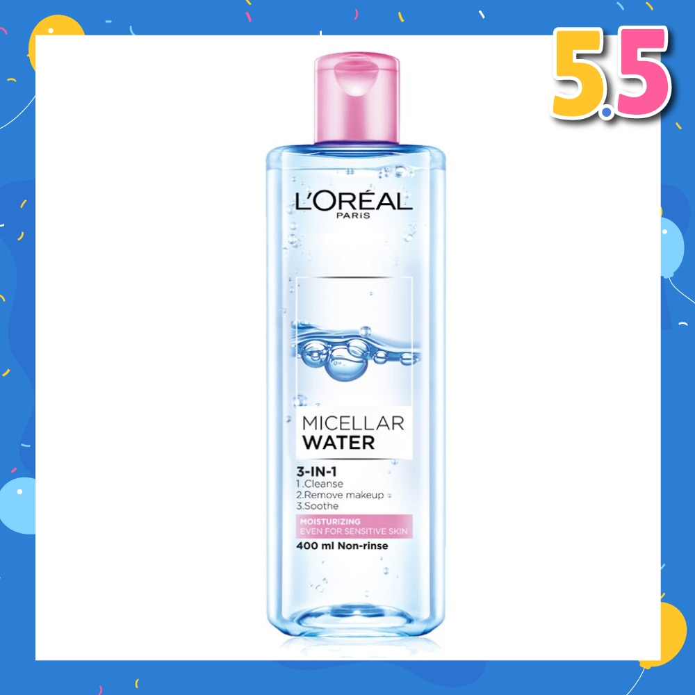 Micellar Water Moisturizing (Pink Bottle) 400ml