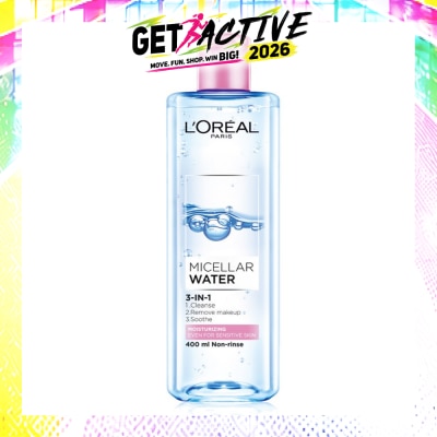 LOREAL PARIS DERMO EXPERTISE - Micellar Water Moisturizing (Pink Bottle) 400ml image
