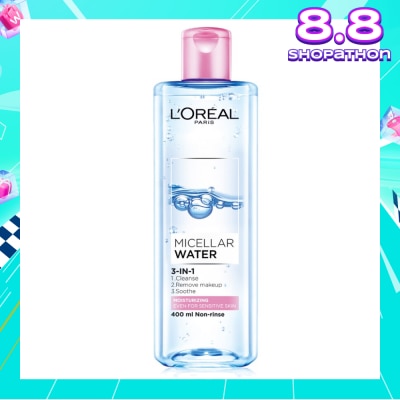 LOREAL PARIS DERMO EXPERTISE Micellar Water Moisturizing (Pink Bottle) 400ml