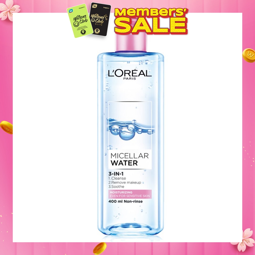 Micellar Water Moisturizing (Pink Bottle) 400ml